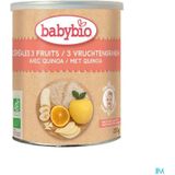 Babybio Biologische 3 Vruchtengranen met Quinoa – Babyvoeding - Babygranen vanaf 6 Maanden 220 Poeder