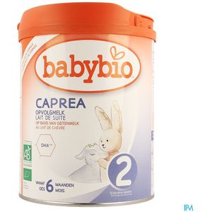 Babybio CAPREA 2 – Opvolgmelk op Basis van Biologische Geitenmelk Vanaf 6 Maanden tot 1 Jaar 800 Poeder