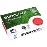 Clairefontaine Evercolor, gekleurd gerecycleerd papier, A4, 80 g, 500 vel, framboos