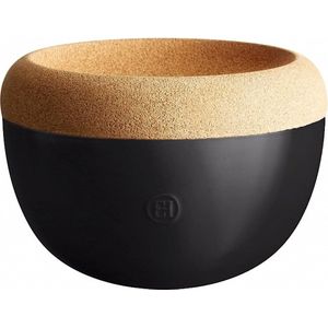 Emile Henry Fruitschaal/bewaarpot 27 Cm 4700 Ml Keramiek Zwart