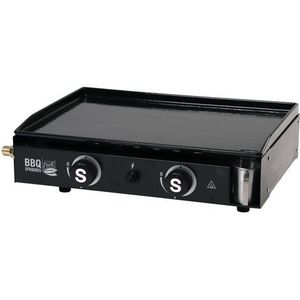Central Park Gasbarbecue Bbq & Friends Plancha Zwart 5,3kw 52x37,5cm | Barbecues