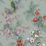 DUTCH-WALLCOVERINGS-Behang-Tropical-grijs