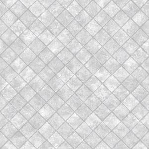 Hexagone ruit grijs/glitter modern (vliesbehang, grijs)