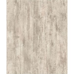 Reflets hout beige steigerhout (vliesbehang, beige)