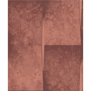Dutch Wallcoverings schuimvinyl steen - rood
