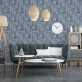 DUTCH WALLCOVERINGS Behang Wood grijs