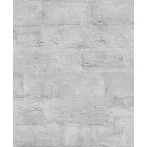 Dutch Wallcoverings - Loft- baksteen grijs - vliesbehang - 10m x 53cm - M530-09