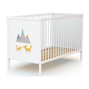 WEBABY Babybed Renard Fox met panelen wit 60 x 120 cm