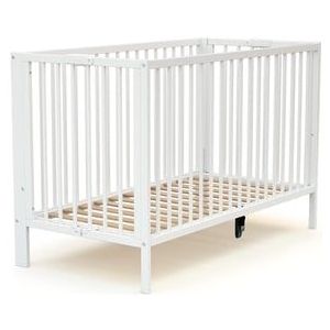 AT4 - Opvouwbaar kinderbed ESSENTIEL in hout Wit 60 x 120 cm