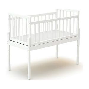 WEBABY Wieg voor samen slapen in hout Wit 40 x 80 cm