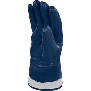 Delta Plus Nitril handschoen olie/vetten geheel gecoat - Blauw - 10 (XL)