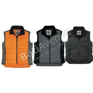 Deltaplus Heren FIDJI Vest - Bodywarmer-Gilet, Zwart, S