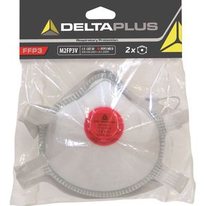 Delta Plus stofmasker met ventiel FFP3 (2 st)