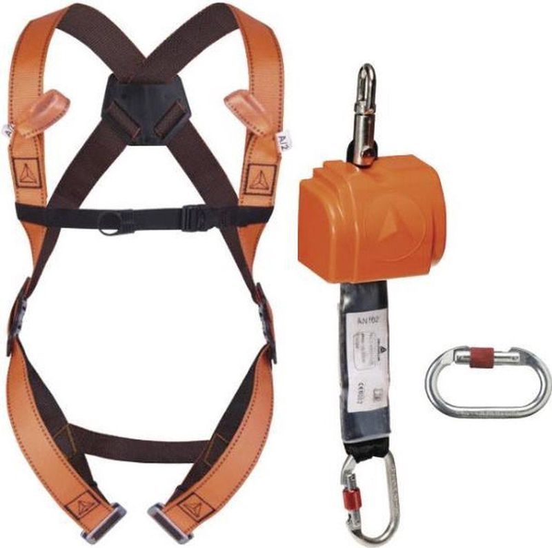 Elara140 - Valstopkit - Tweekleurige Riemen - Staal-Polyester - 140 kg