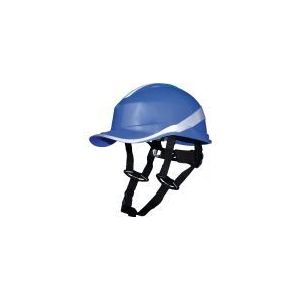 Delta Plus - Bauhelm blau diamond v up Form Baseballmütze Spannrotor D020DIAM5UPBLFL