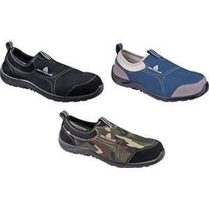 Deltaplus MIAMISPNO46 Lage schoenen van polyester katoen - S1P Src, zwart, maat 46