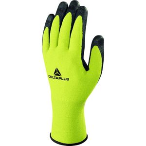 Delta Plus Gebreide handschoen polyester met schuim TPU - Geel - 11 (XXL)