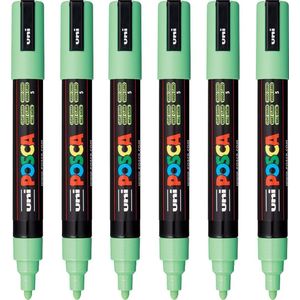 Posca Stiften PC-5M Medium Tip - verfstiften - Lichtgroen - 6 stuks