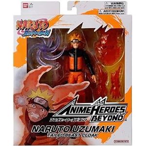 Bandai - Anime Heroes Beyond - Naruto Shippuden - Anime Heroes Beyond figuur 17 cm - Naruto Uzumaki Transformation Kyubi figuur - Speelgoed voor kinderen vanaf 4 jaar - 37711