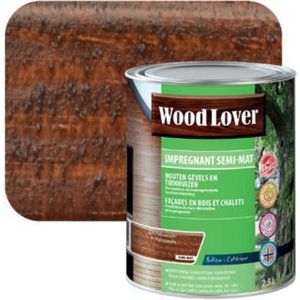 WoodLover Impregnant Semi-mat - 2.5L - 16m² - 629 - Rosewood