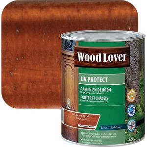 WoodLover UV Protect - 2.5L - 16m² - 647 - Meranti red