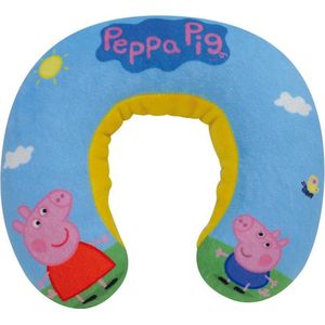 Peppa Pig - Hoofdsteun - Nekkussen - Blauw - 20x22cm