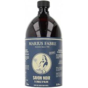 Marius Fabre Savon noir zwarte zeep navulling (1000ml)