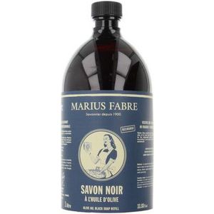 Savon Noir - Zwarte Zeep - Liter Fles - Nature Serie