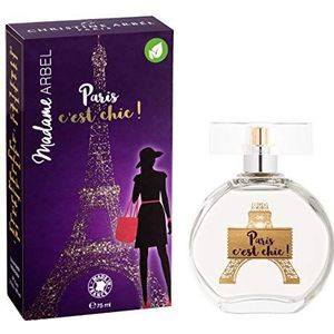 Christine Arbel Eau de Toilette Madame Arbel Paris C'est Chic - parfum voor dames, verstuiver, 75 ml