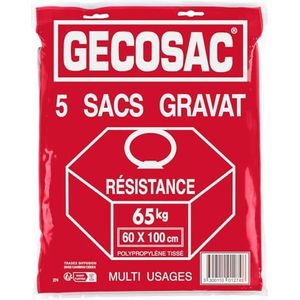 Gecosac Heavy duty tas, 65 kg, polypropyleen, universeel, 60 x 100 cm