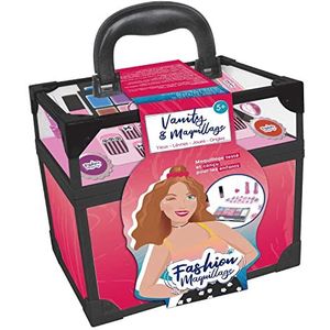 FASHION MAQUILLAGE - Beauty koffer - make-up - 258009 - roze - kunststof - spel voor kinderen - nagels - schoonheid - gevoelige huid - getest door een Frans laboratorium - vanaf 5 jaar