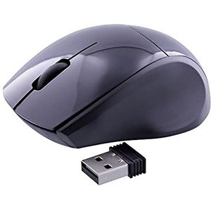 T'NB - MM240B - Muis - Zwart - 1600 dpi, USB, Optisch, 2,4 GHz, Batterijen inbegrepen