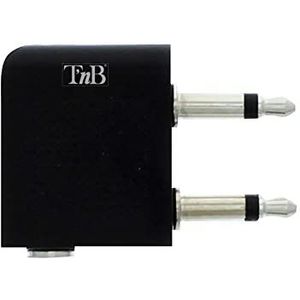 Tnb - TNB Music - Audio Adapter Hoofdtelefoon/Hoofdtelefoon voor Vliegtuig - Zwart