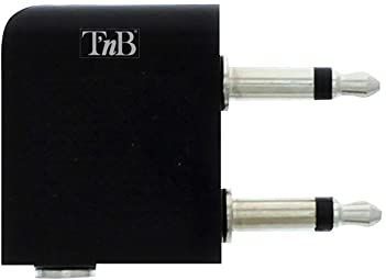Tnb - TNB Music - Hoofdtelefoon/Hoofdtelefoon Audio Adapter voor Vliegtuig - Zwart
