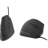 Tnb - TNB Ergo Line - Verticale Ergonomische Muis - Zwart - USB-verbinding