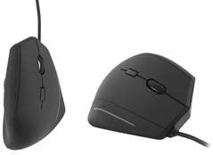 Tnb - TNB Ergo Line - Verticale Ergonomische Muis - Zwart - USB-verbinding