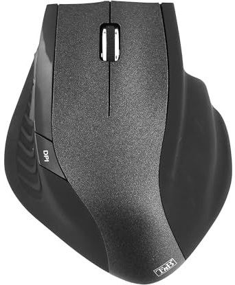 Computer Muis - Draadloos - Ergonomisch - Zwart - Vijf Knoppen