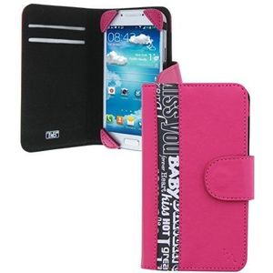 TNB universele beschermhoes voor smartphone, 5 inch, Word, maat S, roze