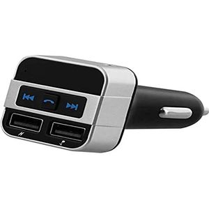 TnB Auto Bluetooth FM-zender, FM-zender voor auto, sigarettenaansteker, Bluetooth-adapter voor auto, handsfree kit voor telefoongesprekken - zwart