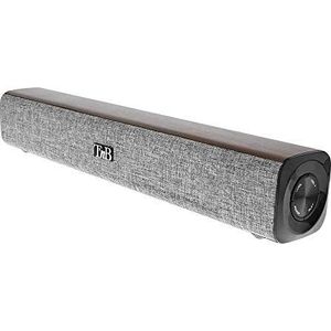 Soundbar Bluetooth – hout & grijs