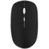 T'nB - MWRUBBY2 - Draadloze Muis - Zwart/Zilver - 1600 DPI, Ambidextrous, 3 Knoppen