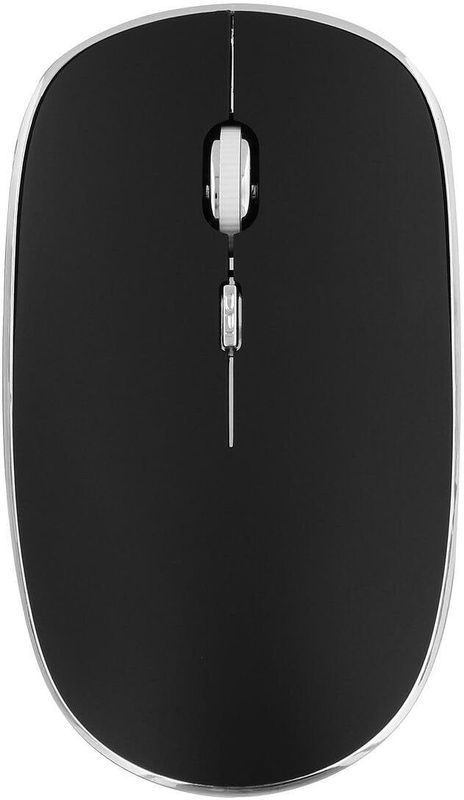T'nB - MWRUBBY2 - Draadloze Muis - Zwart/Zilver - 1600 DPI, Ambidextrous, 3 Knoppen