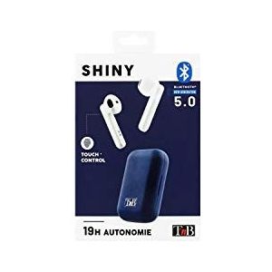 Tnb T'nB Shiny Bluetooth-hoofdtelefoon, draadloos, blauw