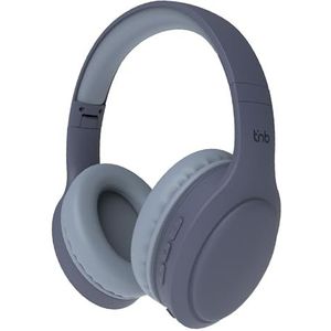 T'nB T'nB Tonality, opvouwbare draadloze hoofdtelefoon met passieve ruisonderdrukking, met bluetooth-verbinding, stereogeluid met geïntegreerde microfoon, batterijduur tot 30 uur, blauw