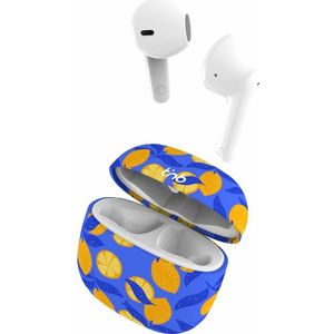 T'NB - LEMON - Draadloze Hoofdtelefoon - Geel Blauw - Bluetooth