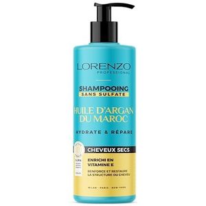 LORENZO PROFESSIONAL Sulfaatvrije shampoo met arganolie uit Marokko (droog haar), 500 ml Lorenzo Professional