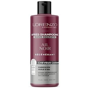 Sulfaatvrije conditioner met zwarte knoflook (breekbaar haar) 500 ml Lorenzo Professional