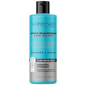Sulfaatvrije conditioner met Marokkaanse Arganolie (Droog haar) 500 ml Lorenzo Professional