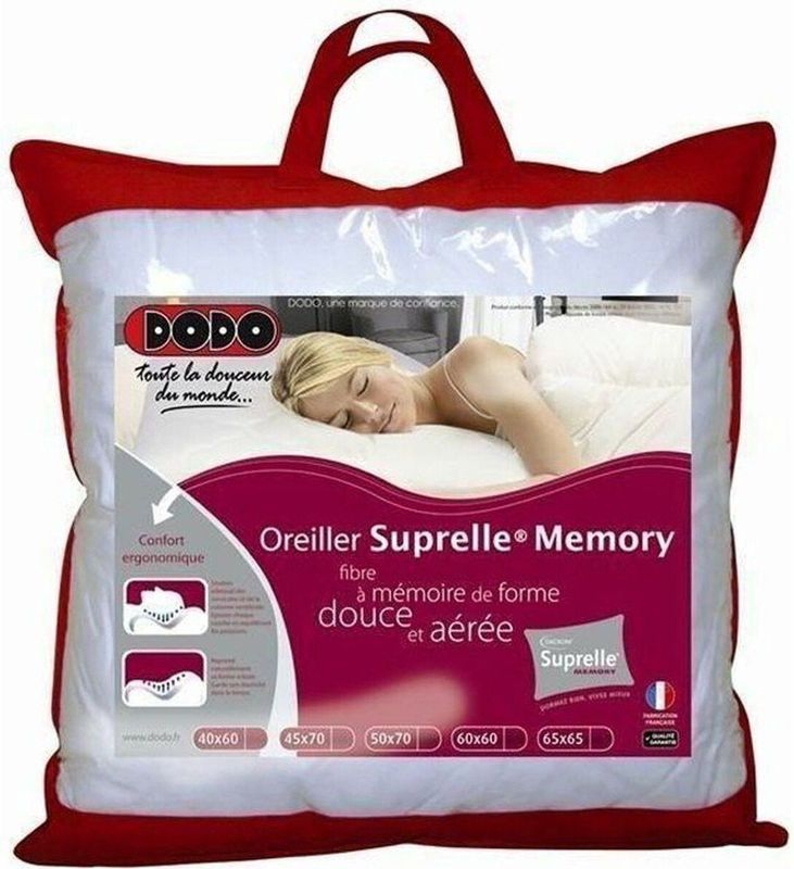DODO - Hybride Suprelle Memory - Hoofdkussen - Wit - Microvezel