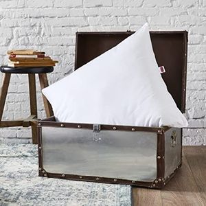 DODO | Set van 2 anti-mijtkussens, 60 x 60 cm, medium comfort, synthetisch Amazone-kussen, duurzaam en milieuvriendelijk, gemaakt in Frankrijk, machinewasbaar op 40 °C